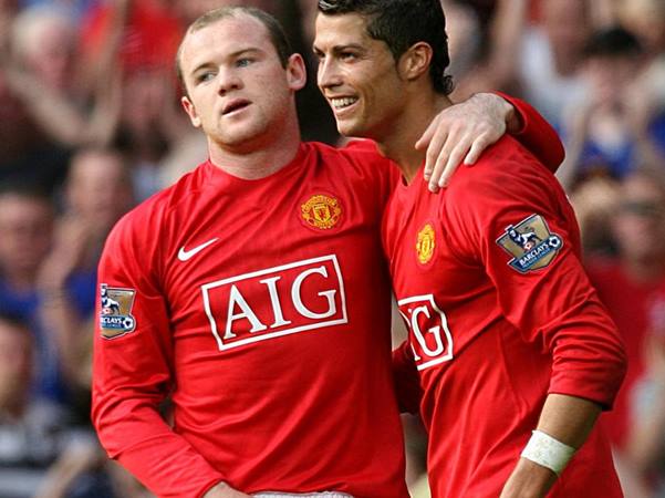 Cầu thủ Rooney và Ronaldo thời còn sánh vai tại Old Tranfford Cầu thủ Rooney và Ronaldo thời còn sánh vai tại Old Tranfford