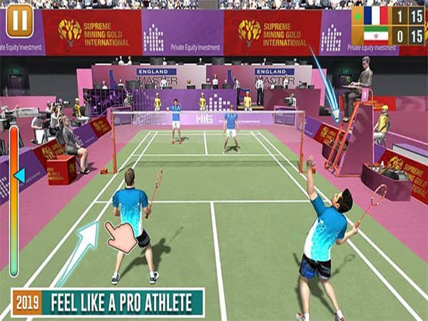 Game cầu lông hay nhất trên điện thoại Badminton 3D