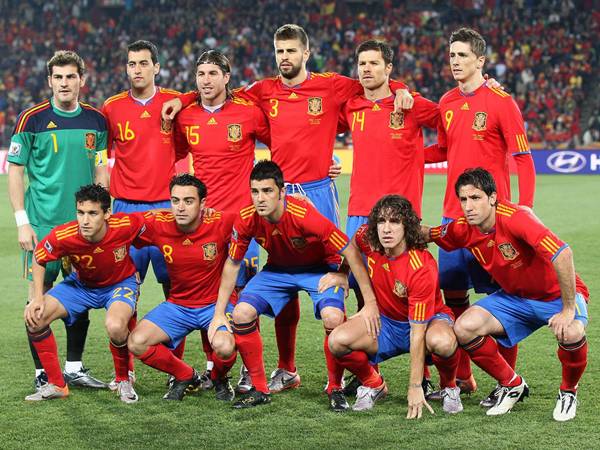 Đội hình Tây Ban Nha 2010 giành chức vô địch World Cup